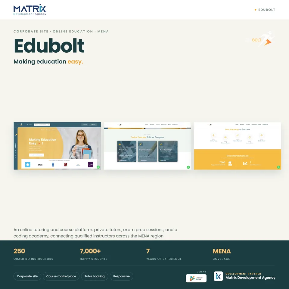 EduBolt exam prep platform