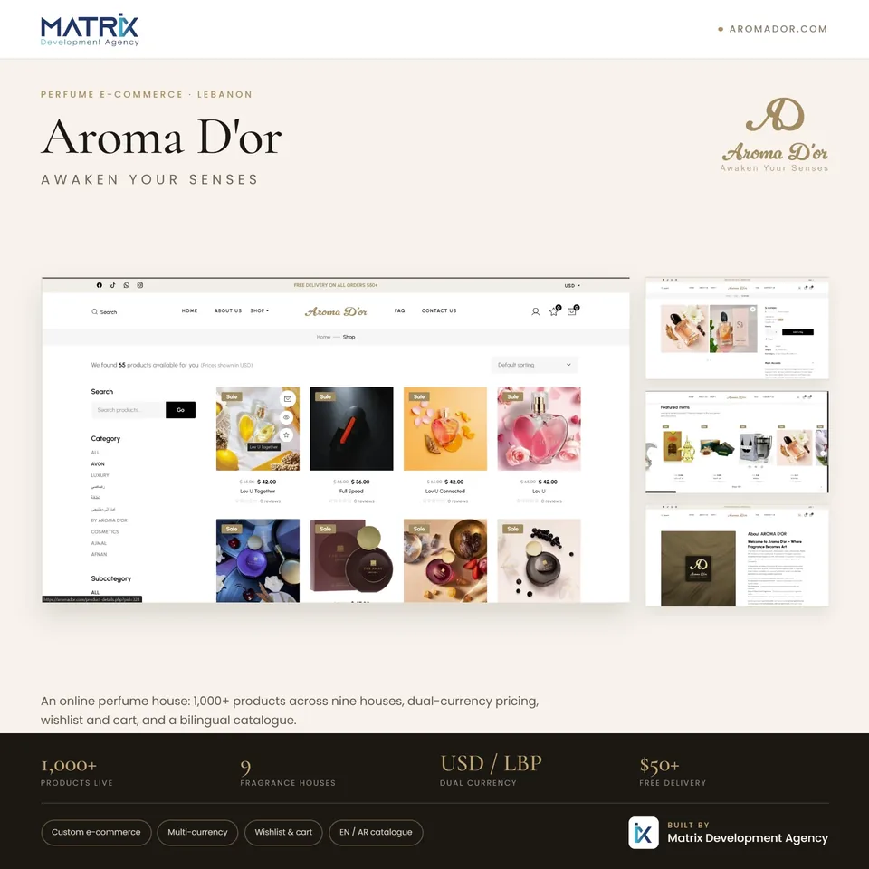Aromador perfume store